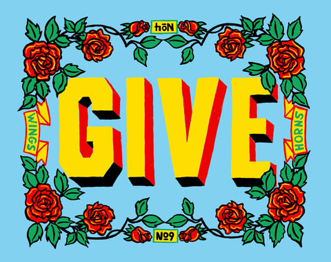 AARON ROSE, Give, 2011